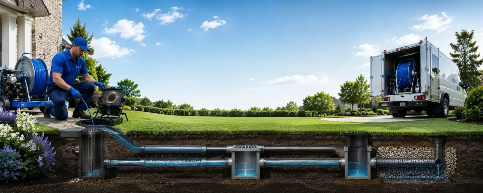 Outdoor drain cleaning information for Byron, CA